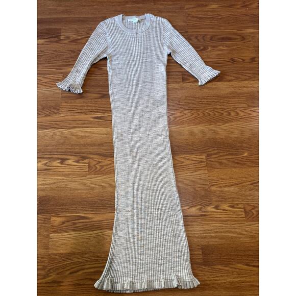 Veronica Beard tan bodycon  Richie Knit Dress size XL - Picture 8 of 12